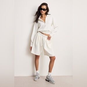 Good American White Air Soft Shorts